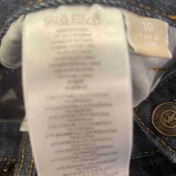 Michael Kors Dark Wash Bootcut Jeans 31” Inseam Size 10 - Picture 3 of 7